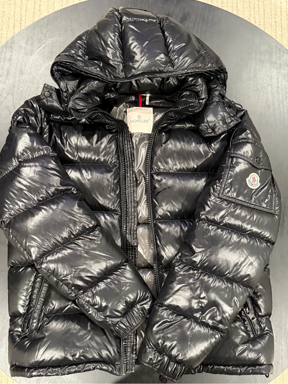 Moncler Maya Hooded Short Down Jacket